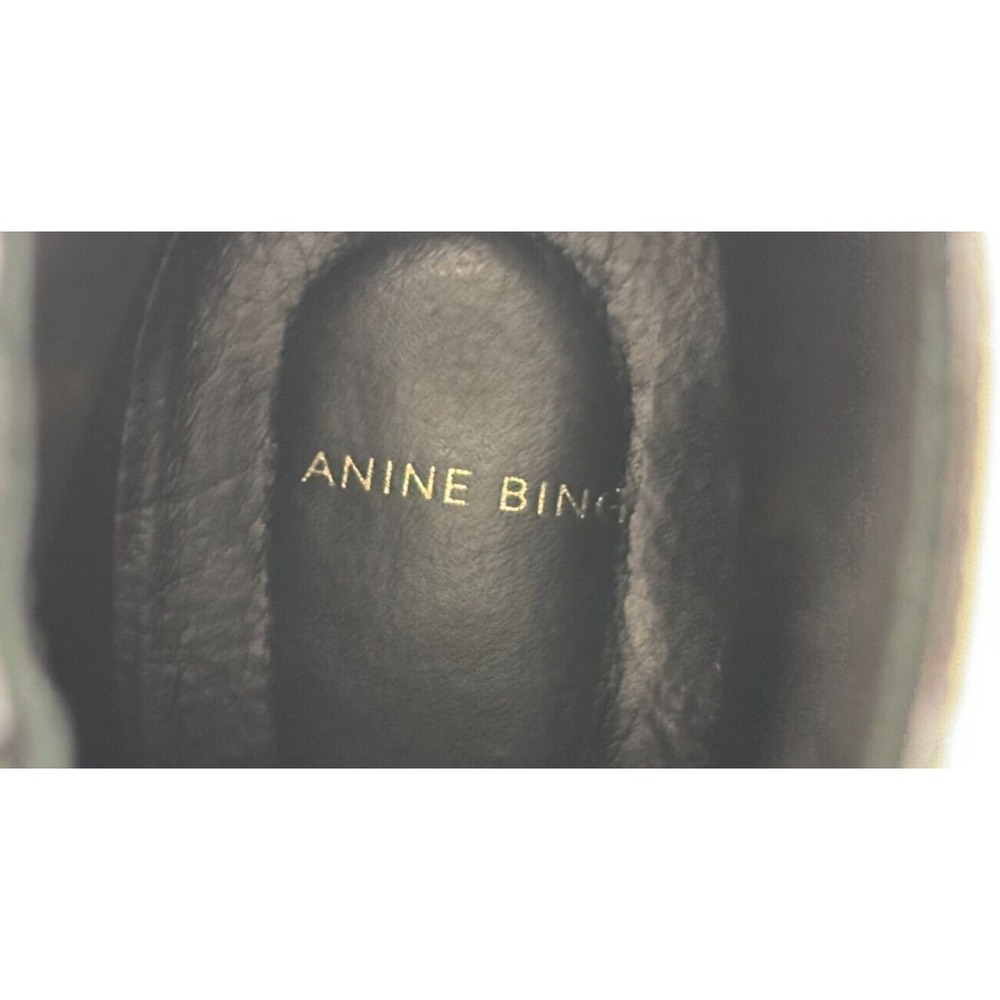 Anine Bing Ava Cloudy Boots Python Snake Pointed Toe Kitten Heel EU 41 US 10.5 - Picture 13 of 14